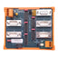 Used Baldor OPT029-501 F841-1 Encoder Splitter Breakout Board, 4-Way, DIN Rail