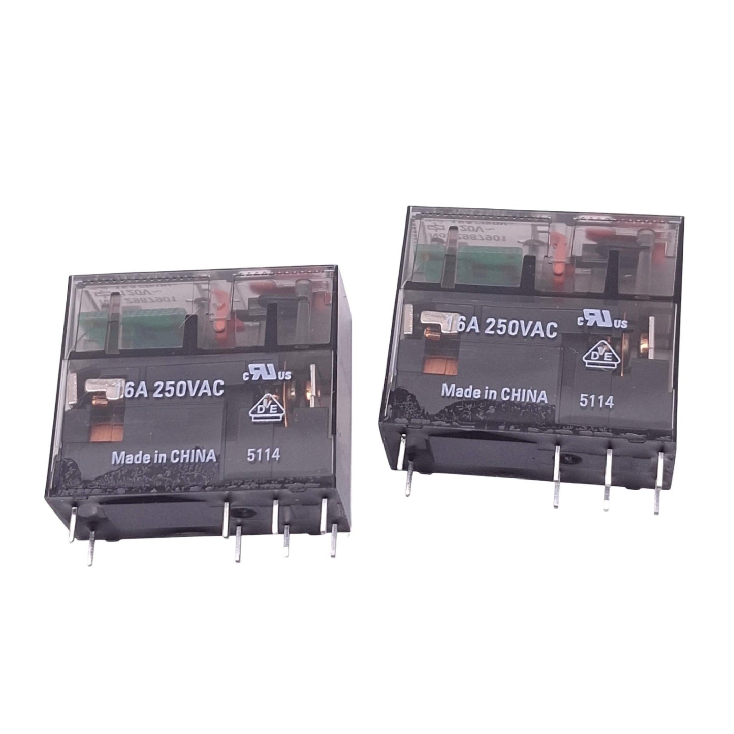Used Lot of 2 Phoenix Contact REL-MR-120AC/21HC/MS 2987901 Relays, SPDT, 120VAC Coil