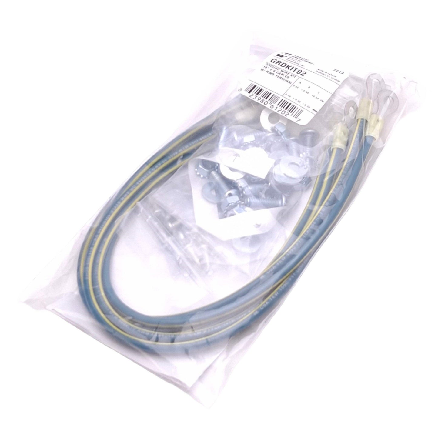New Hammond GRDKIT02 Ground Wire Kit, 16" x 6 Cables w/ Ring Terminal