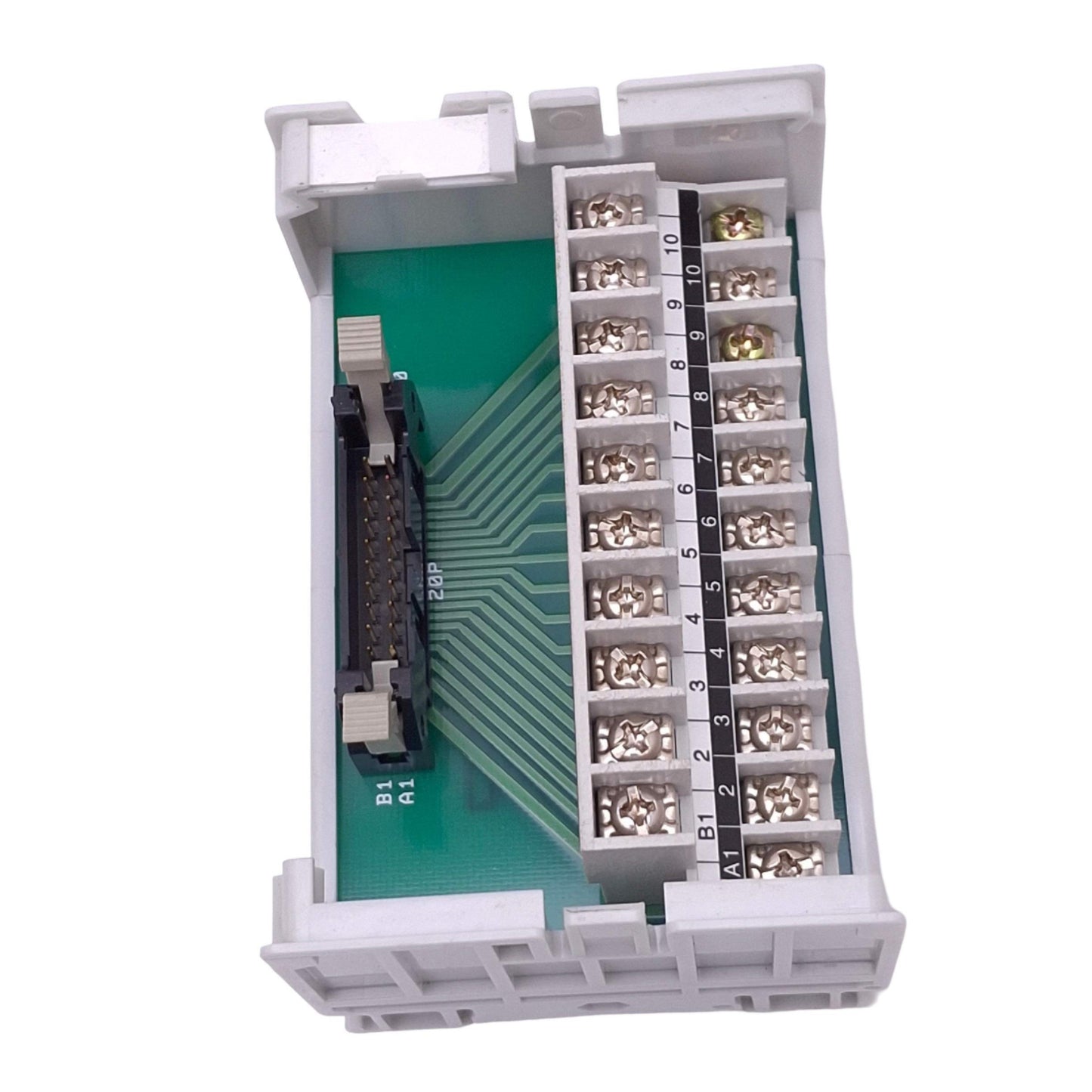 Used Panasonic CT1-20 AYT1120 Breakout Board, 20-Pin IDC Male to Screw Terminals