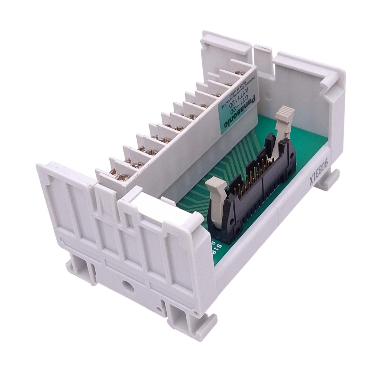 Used Panasonic CT1-20 AYT1120 Breakout Board, 20-Pin IDC Male to Screw Terminals