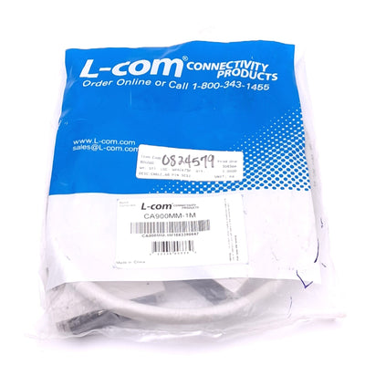 New L-COM CA900MM-1M SCSI-3 Cable, 68-Pin D-Sub Male, 1m Length, 30V 1A Max
