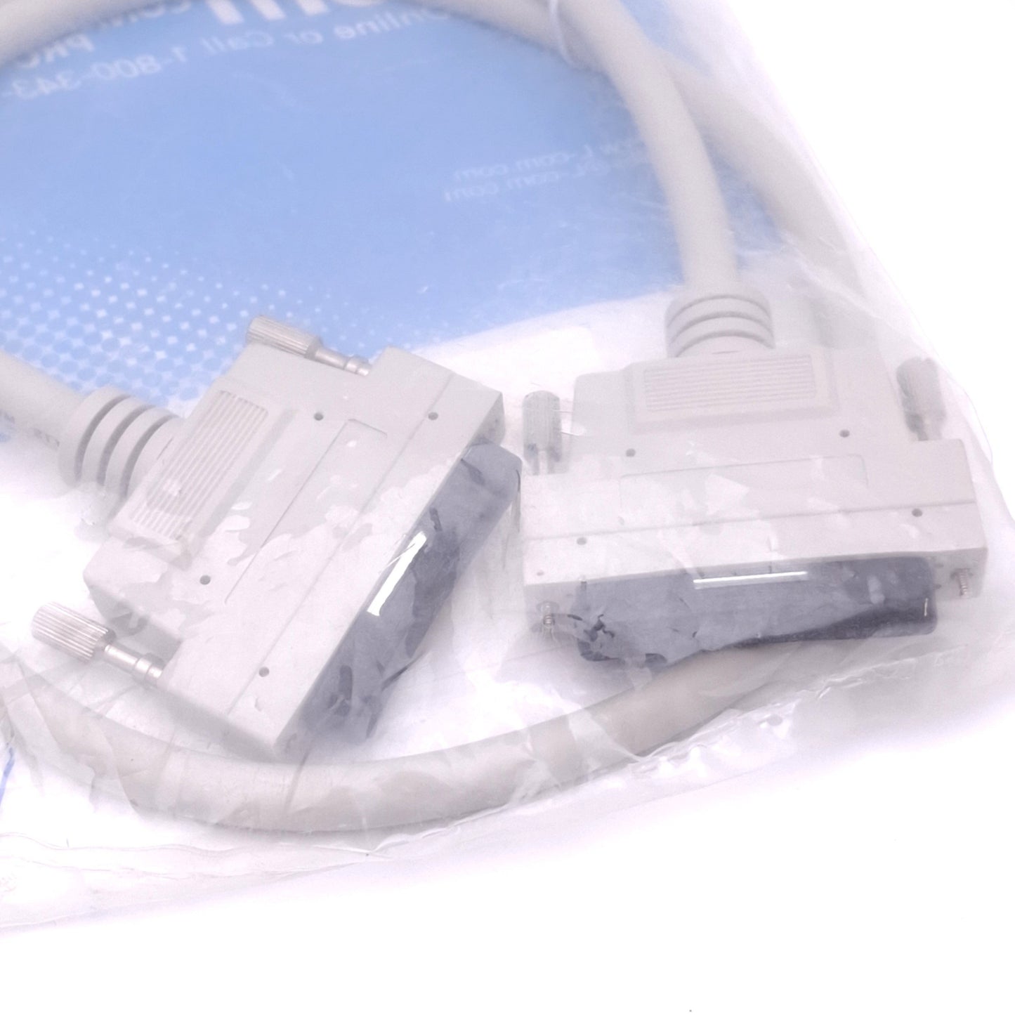 New L-COM CA900MM-1M SCSI-3 Cable, 68-Pin D-Sub Male, 1m Length, 30V 1A Max
