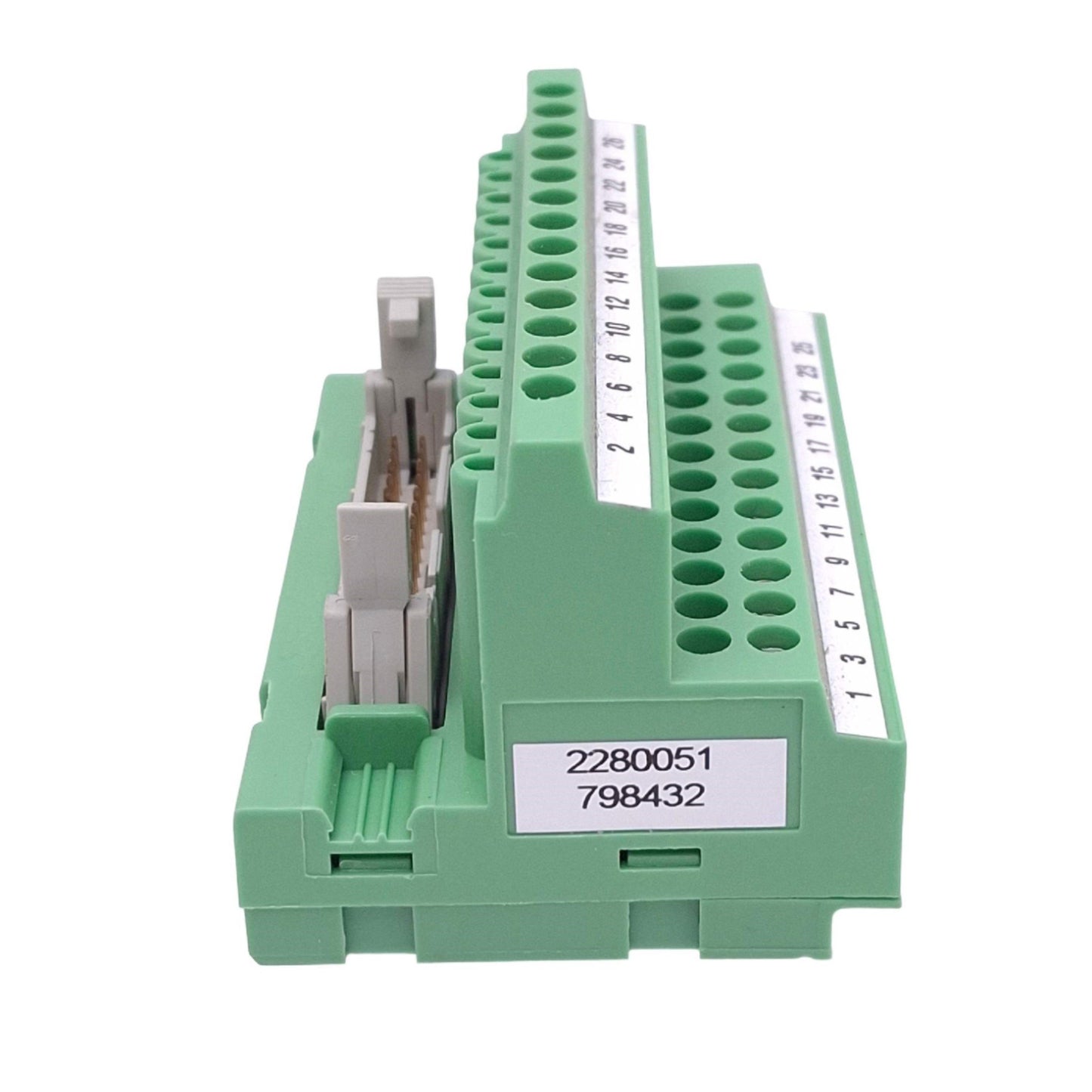 Used Phoenix Contact 2280051 FLK 26 VARIOFACE Termination Board, 26-Pole, DIN Rail