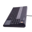 Used Cherry SPOS G86-62431EUADAA/01 Biometric Compact Keyboard w/ Touch Pad, 14" Form