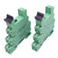 Used Lot of 2 Phoenix Contact 2967015 PLC-BSC- 24DC/21-21 Relay Sockets, 8-Pin, 24VDC