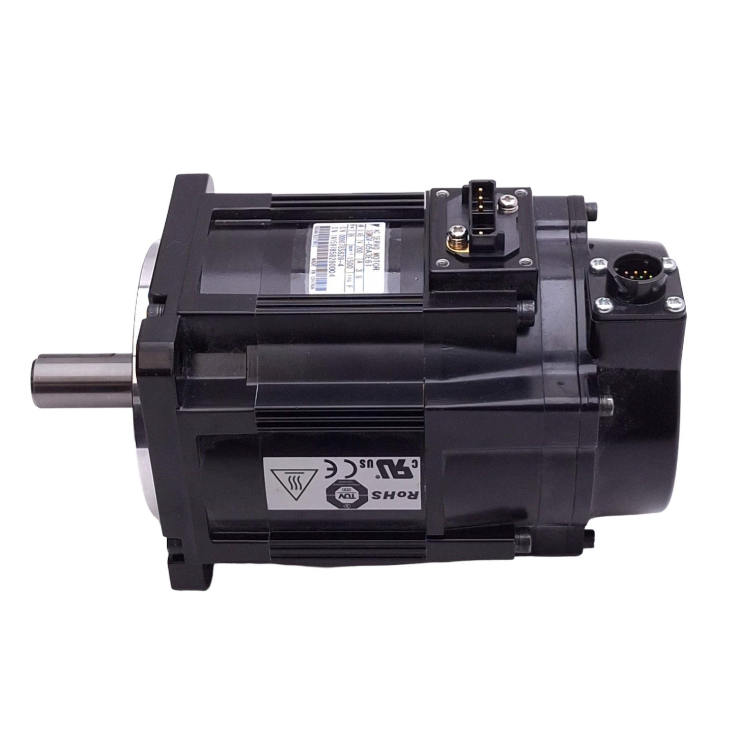 Used Yaskawa SGMGV-05A3E61 AC Servo Motor, 200VAC 3.8A, 0.45kW, 2.86Nm, 1500rpm Max