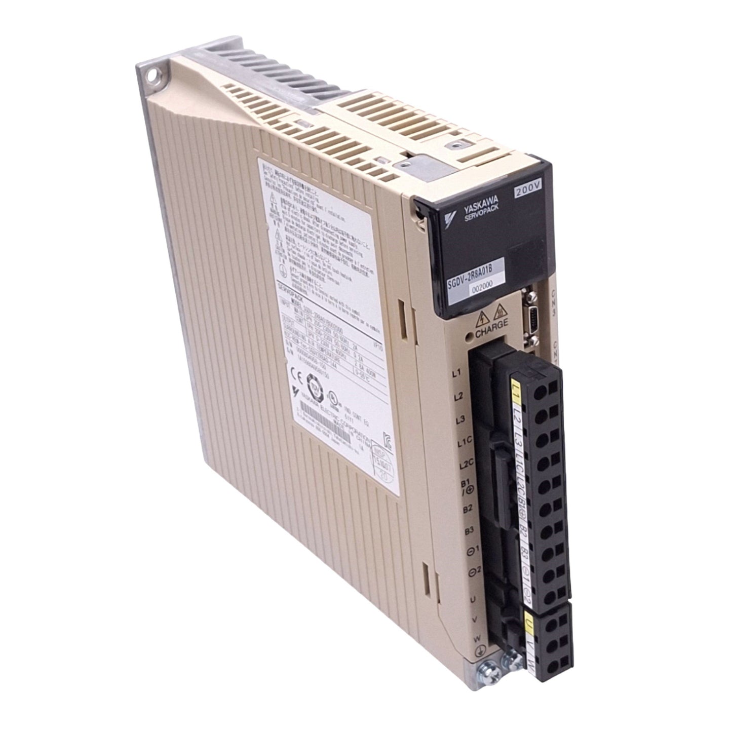 Used Yakawa SGDV-2R8A01B002000 Sigma-5 Servopack Amplifier, 3-ph 0-230VAC, 400W Max