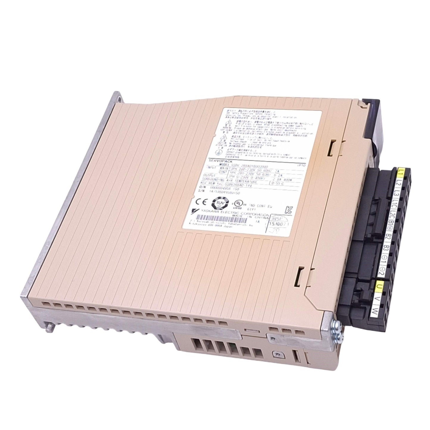 Used Yakawa SGDV-2R8A01B002000 Sigma-5 Servopack Amplifier, 3-ph 0-230VAC, 400W Max