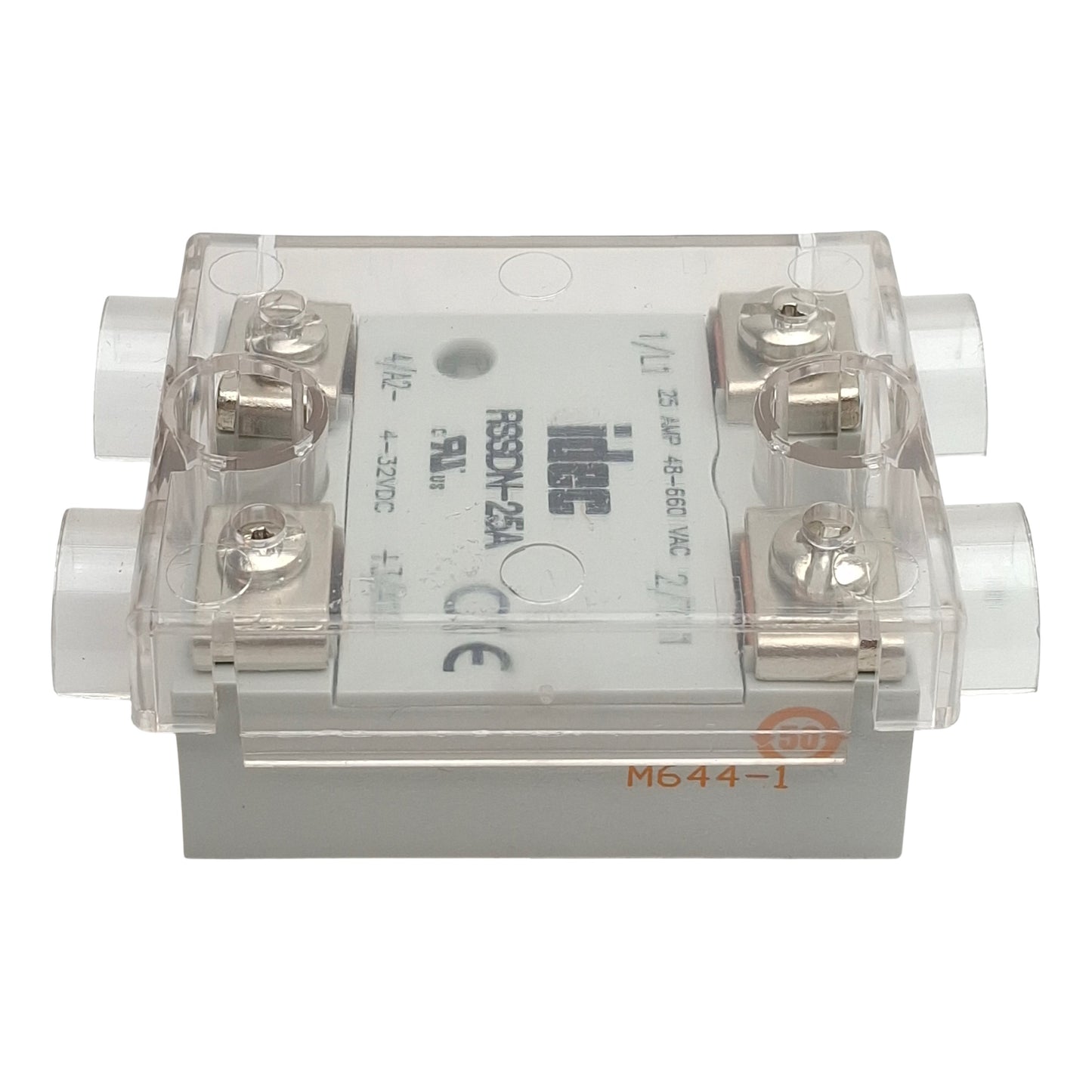 Used IDEC RSSDN-25A Solid State Relay, SPST-NO, 48-660VAC 25A, 4-32VDC Control