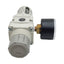 Used SMC AW20-N02-CZ-A Pneumatic Filter Regulator, 1/4in NPT, 7-100psi, 5µm
