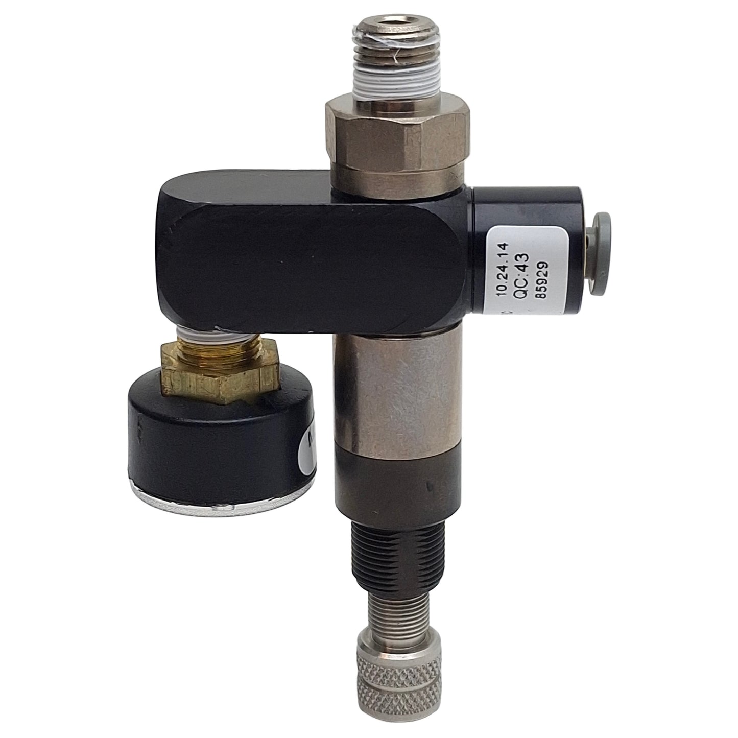 Used Pneumadyne R11-RK-17-G Pressure Regulator, 30-125psi 0.27Cv 22scfm, 1/8" Push-In