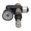 Used Pneumadyne R11-RK-17-G Pressure Regulator, 30-125psi 0.27Cv 22scfm, 1/8" Push-In
