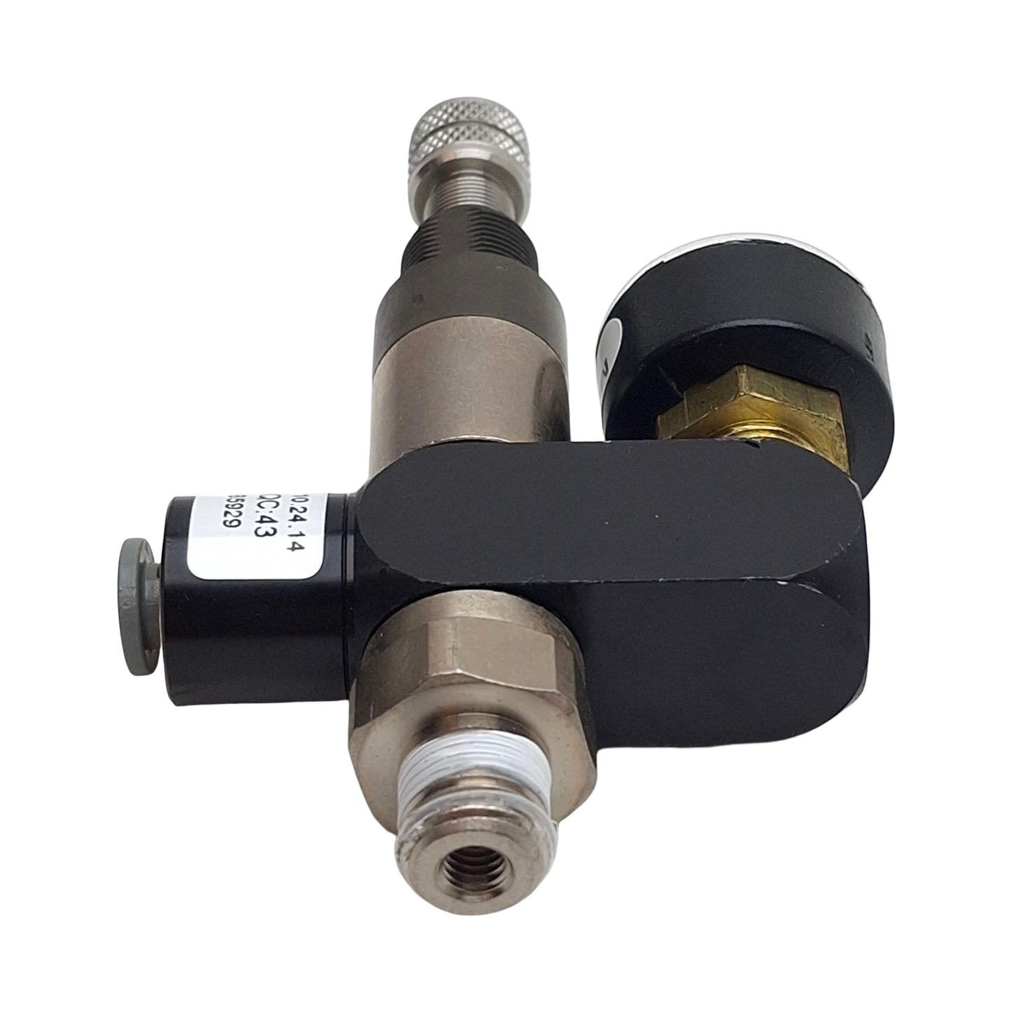 Used Pneumadyne R11-RK-17-G Pressure Regulator, 30-125psi 0.27Cv 22scfm, 1/8" Push-In