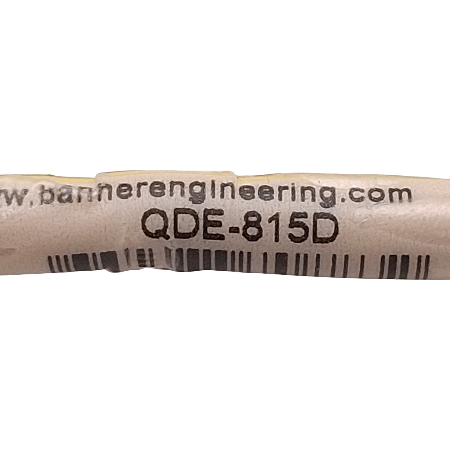 Used Banner QDE-815D Single-Ended Cordset, 75VAC/DC 2A, M12 8-Pin Female, 2.5m