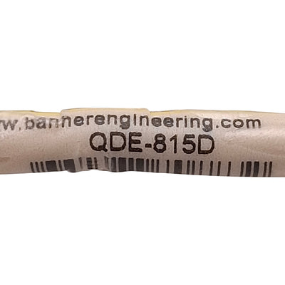 Used Banner QDE-815D Single-Ended Cordset, 75VAC/DC 2A, M12 8-Pin Female, 2.5m