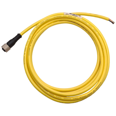 Used Banner QDE-815D Single-Ended Cordset, 75VAC/DC 2A, M12 8-Pin Female, 2.5m