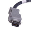 Used Yaskawa JZSP-CVP12-03-E Servo Motor Encoder Cable, FireWire to 10-Pin, 3m