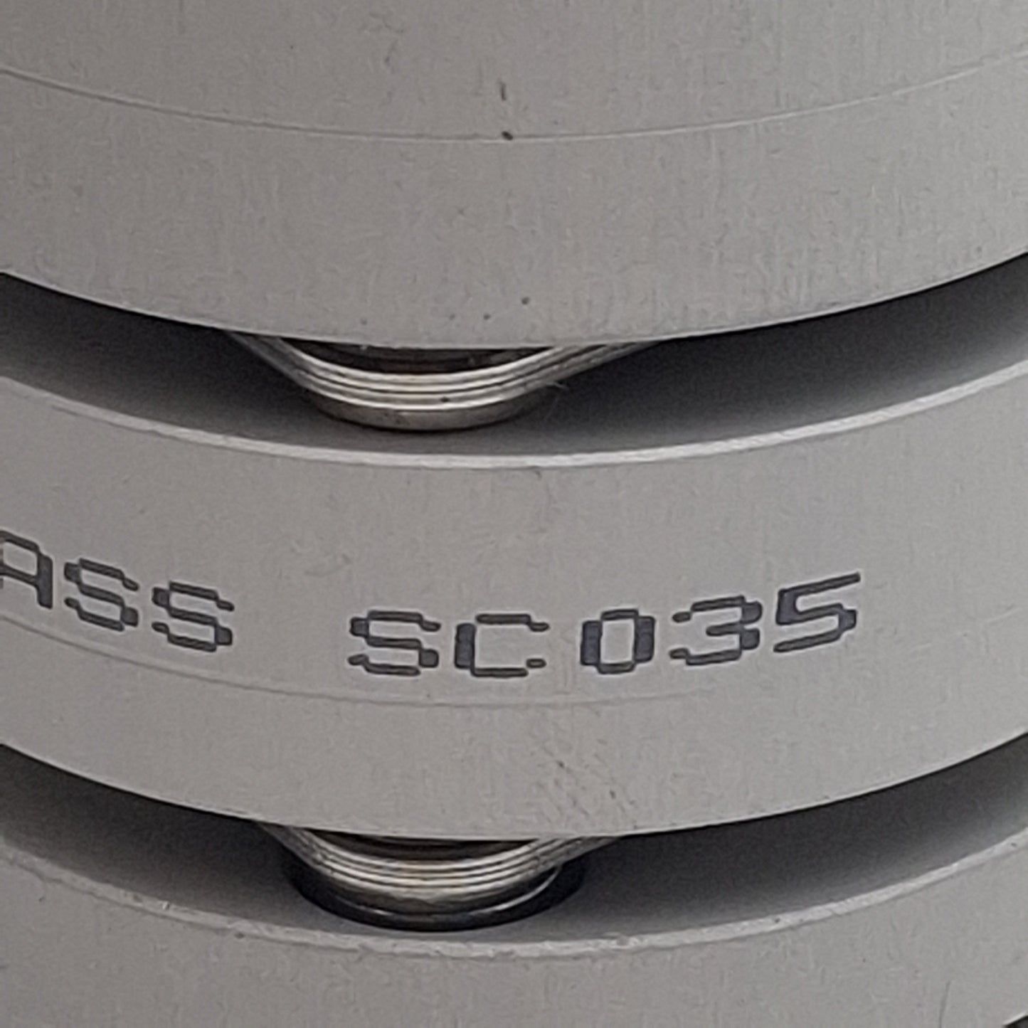 Used Zero-Max SC035 Servoclass Double Disc Flexible Shaft Coupling 1/2in x 16mm Bores