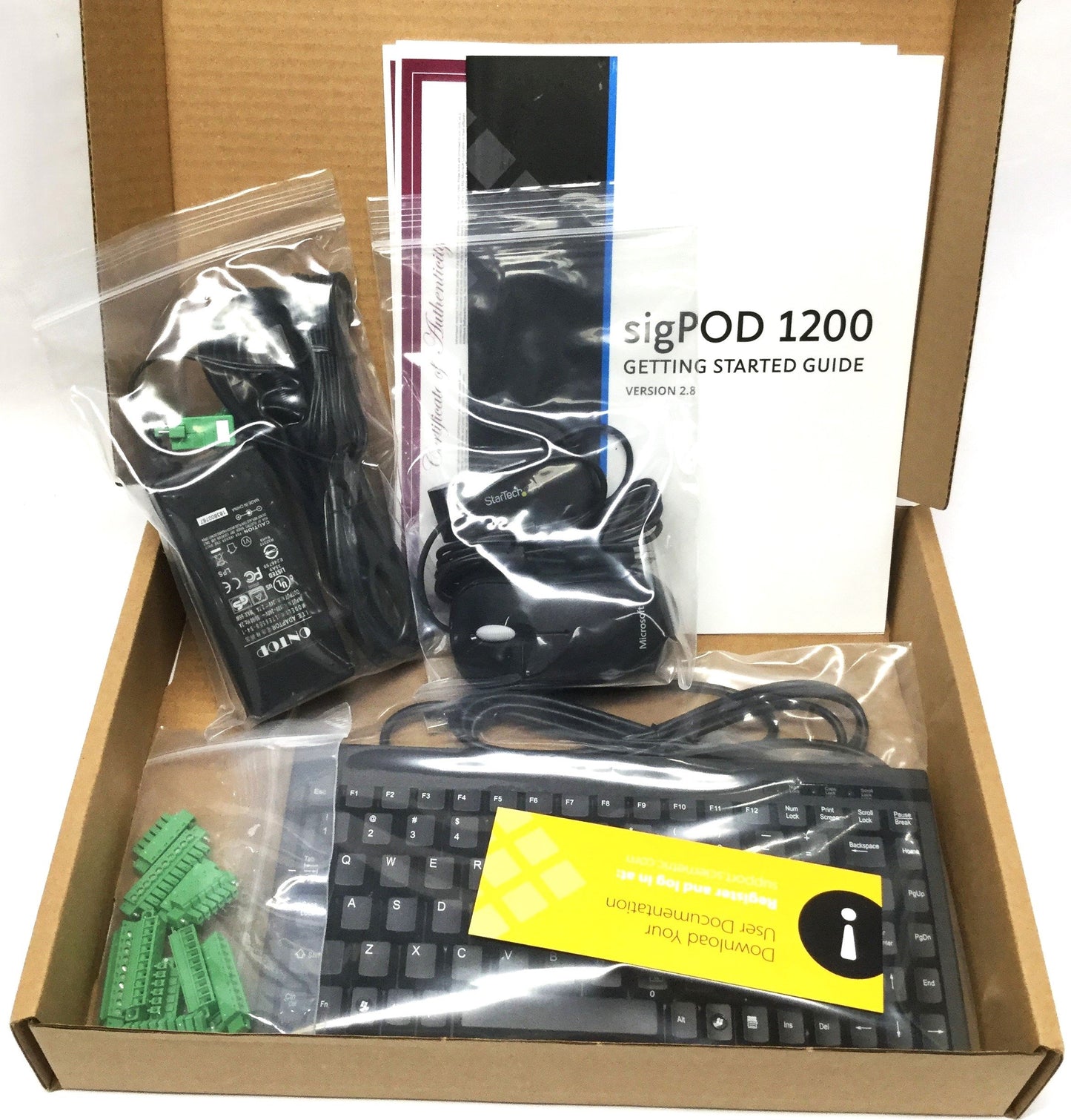 New Sciemetric 1204-0H10 Rev 5.02 sigPOD Process Monitoring System, 4-Channel, 24VDC