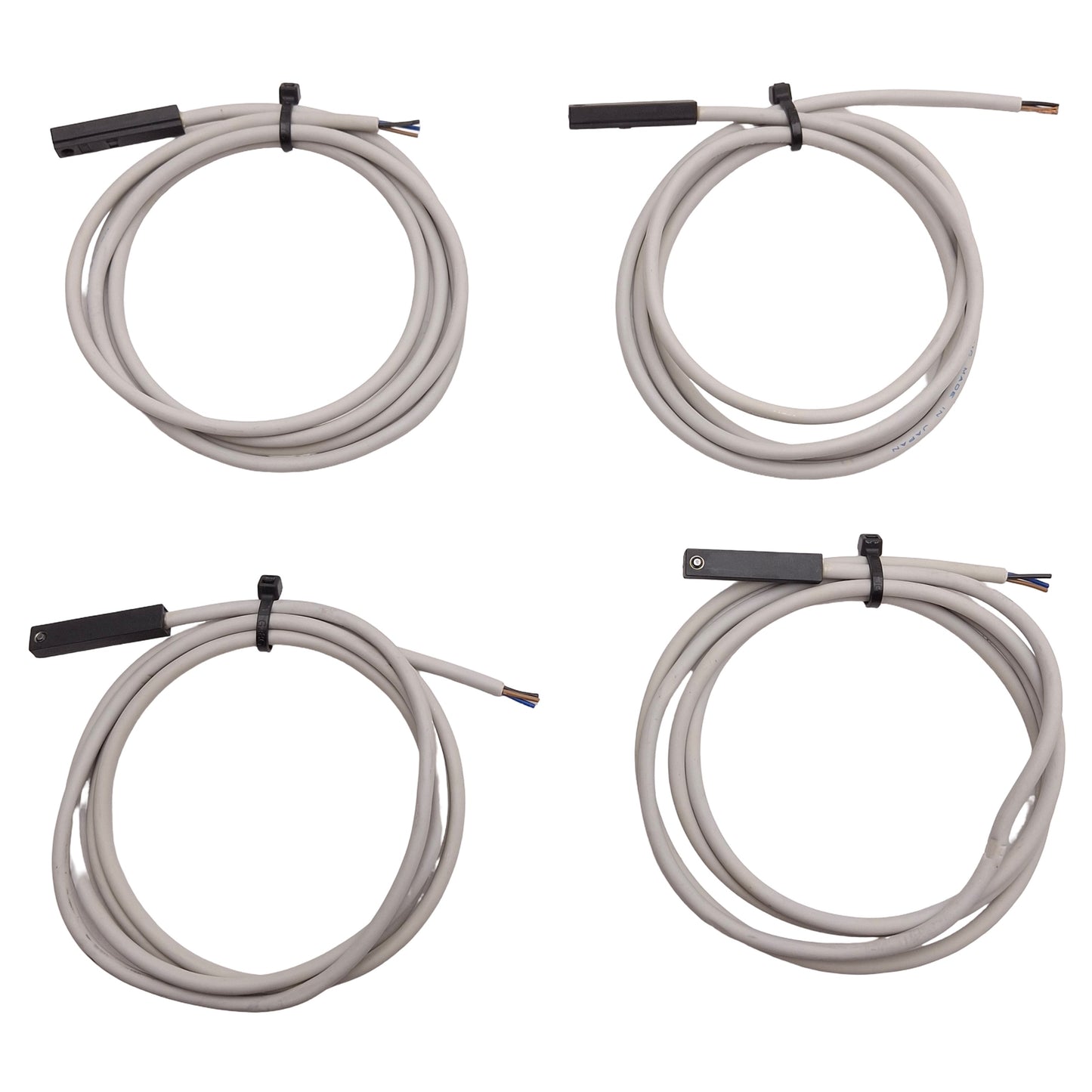 Used Lot of 4 SMC D-Y59AM Solid State Auto Switch Sensor, NPN, 24VDC, 3-Wire, 1.0m