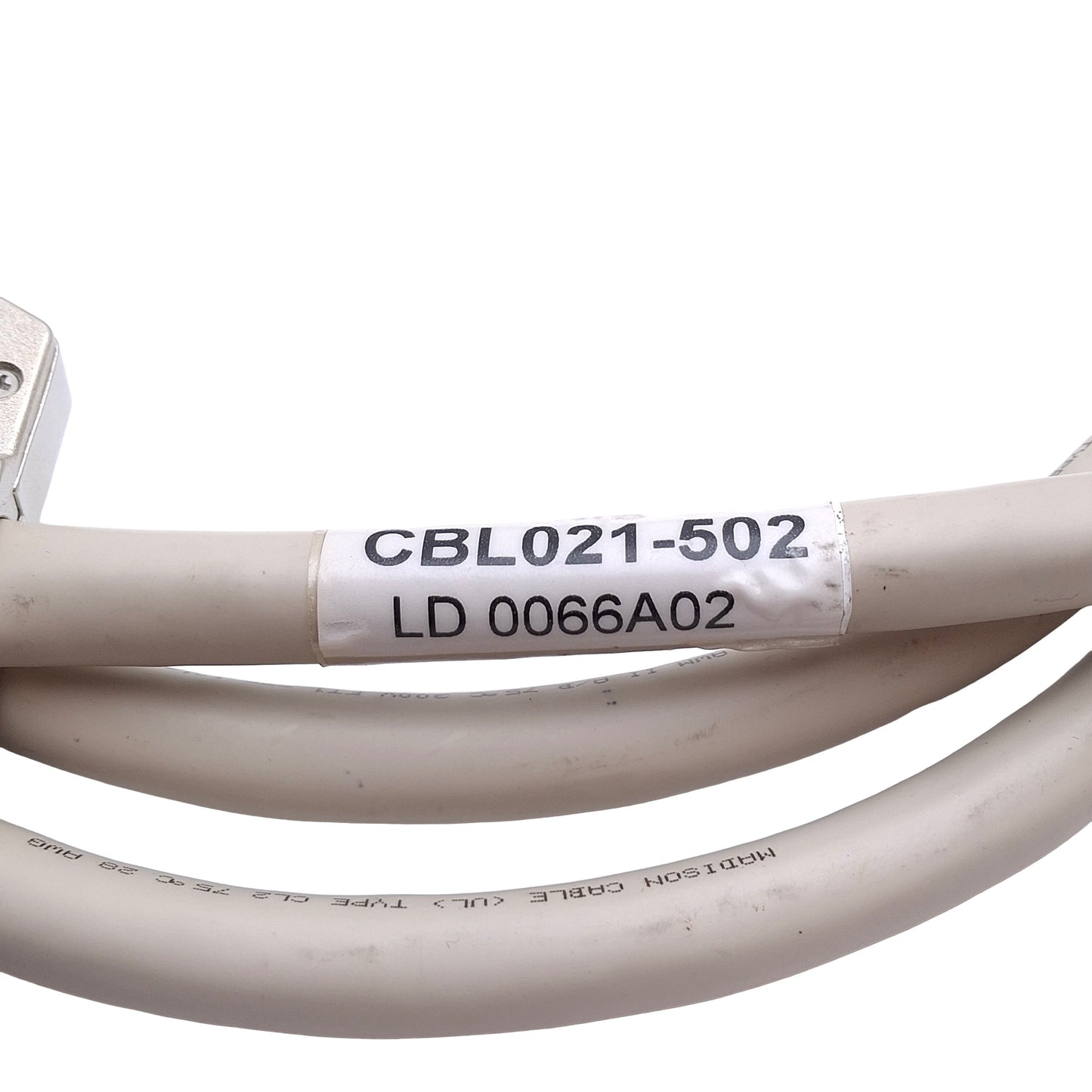 Used Baldor CBL021-502 NMPCI Cable Assembly, 2m, 100-Pin, 300V, 100-3340 HIPPI