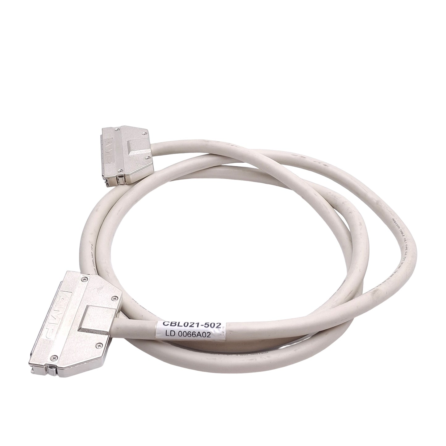 Used Baldor CBL021-502 NMPCI Cable Assembly, 2m, 100-Pin, 300V, 100-3340 HIPPI