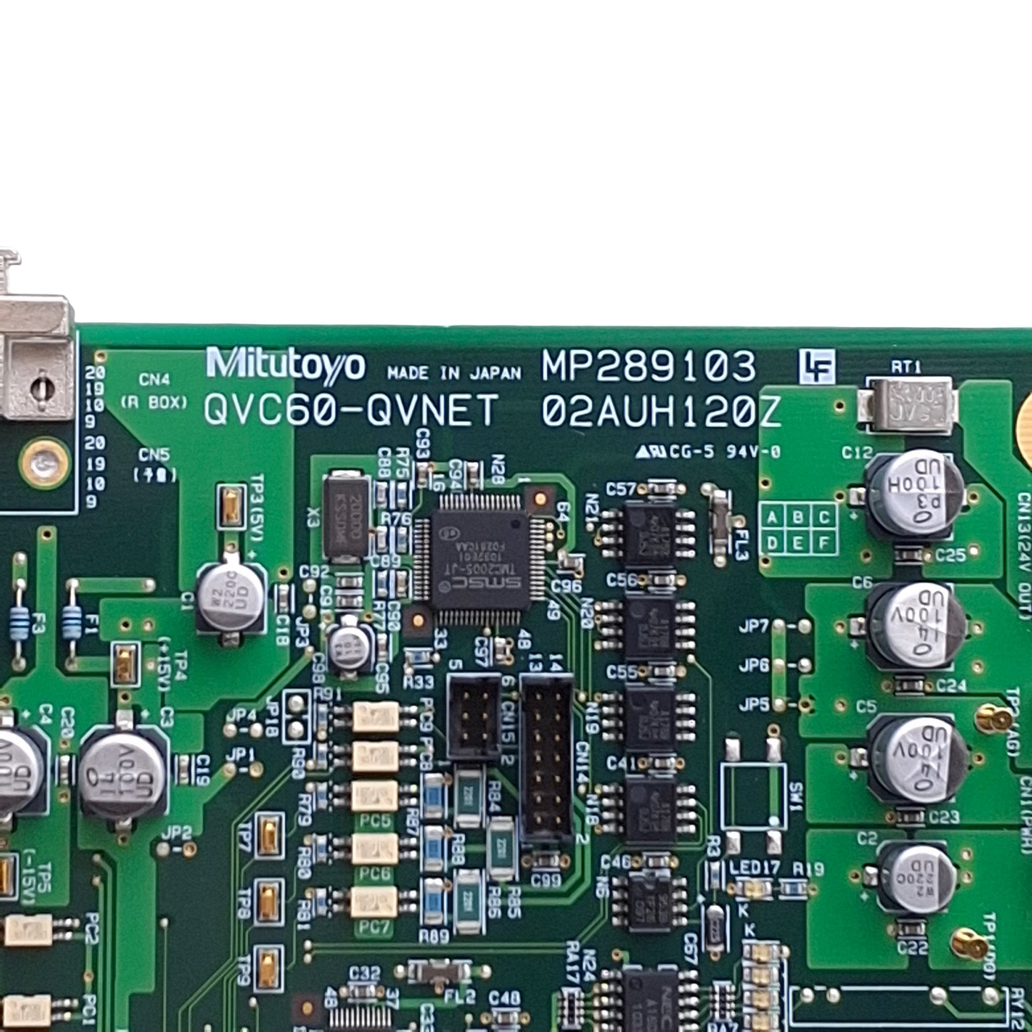 Used Mitutoyo QVC60-QVNET MP289103 Relay & Processor Board for, QV302P1L-C