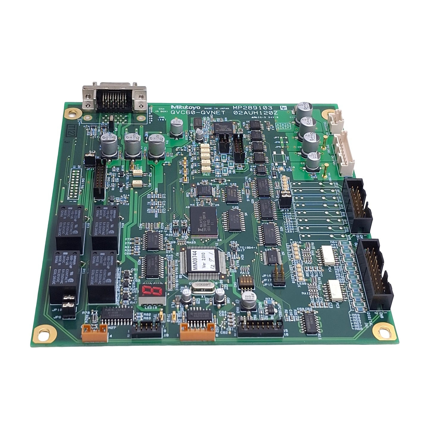 Used Mitutoyo QVC60-QVNET MP289103 Relay & Processor Board for, QV302P1L-C
