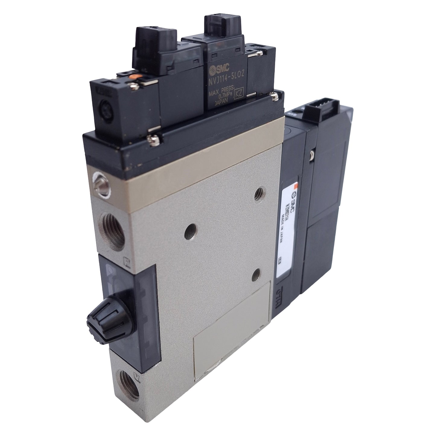Used SMC NZM071HT-K5LZ-E Vacuum Generator ø0.7mm Nozzle, 24VDC, 40~20psi, -630mmHg