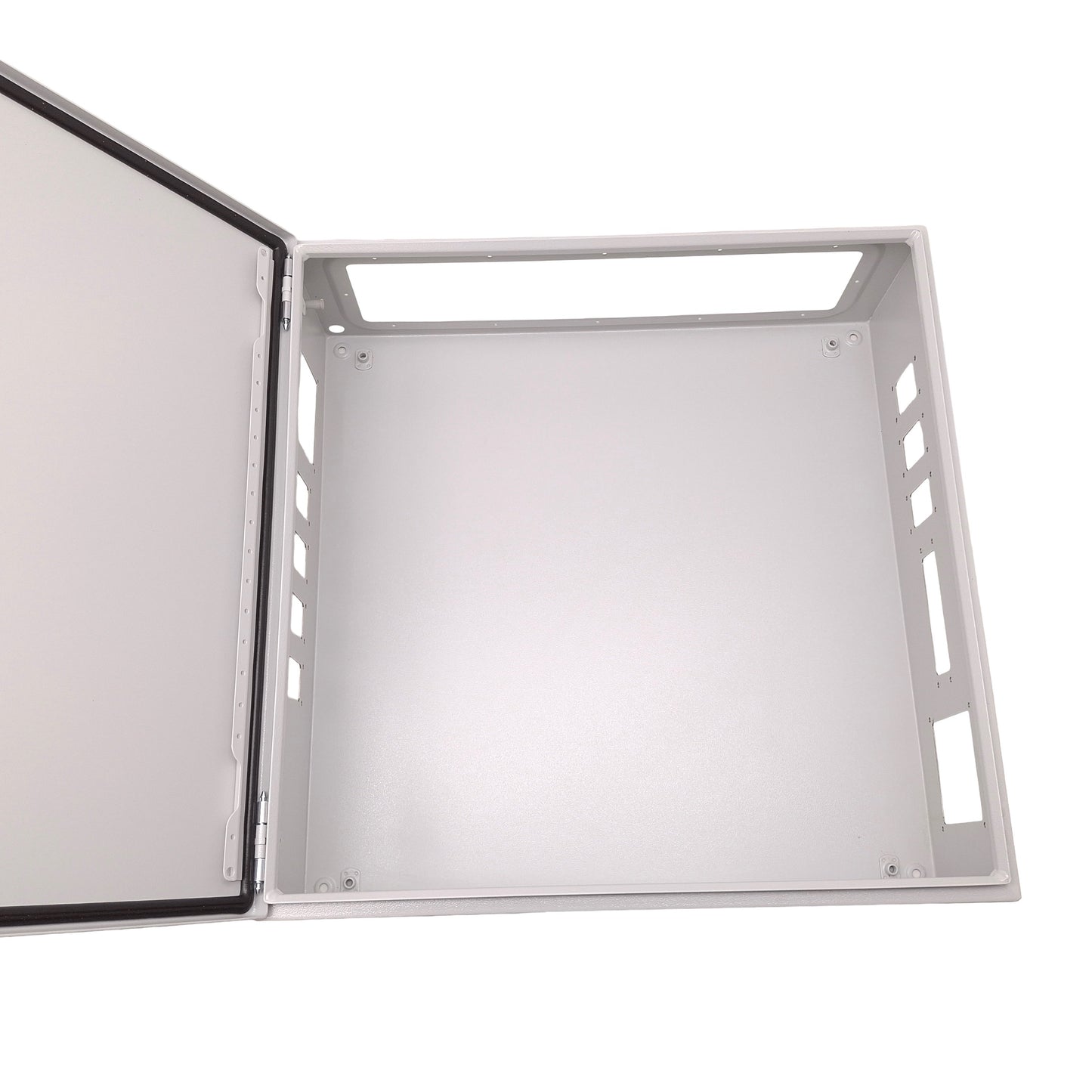 Used Rittal 1060.500 Steel Control Cabinet Enclosure, 600mm x 600mm x 210mm, *Holes*
