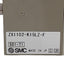 Used SMC ZX1102-K15LZ-F Vacuum Ejector System, ø1mm Nozzle, Rc1/8 M5, -84kPa, 24VDC