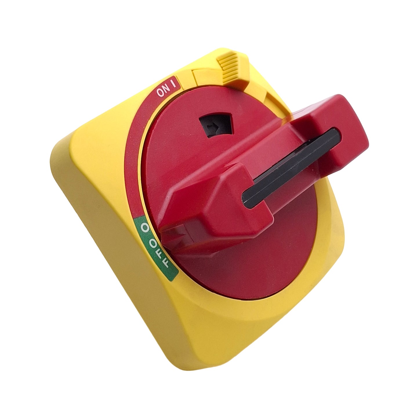 New – Open box Allen Bradley 194R-HS4E Disconnect Switch Handle, Red/Yellow, 90° 2-Position
