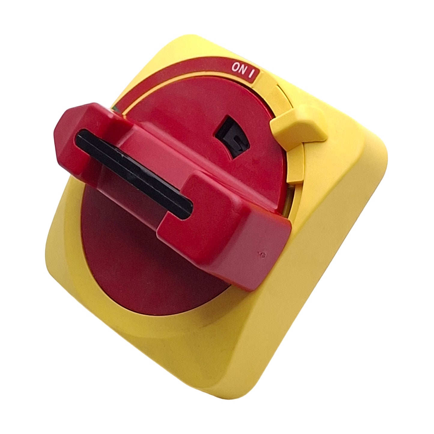 New – Open box Allen Bradley 194R-HS4E Disconnect Switch Handle, Red/Yellow, 90° 2-Position