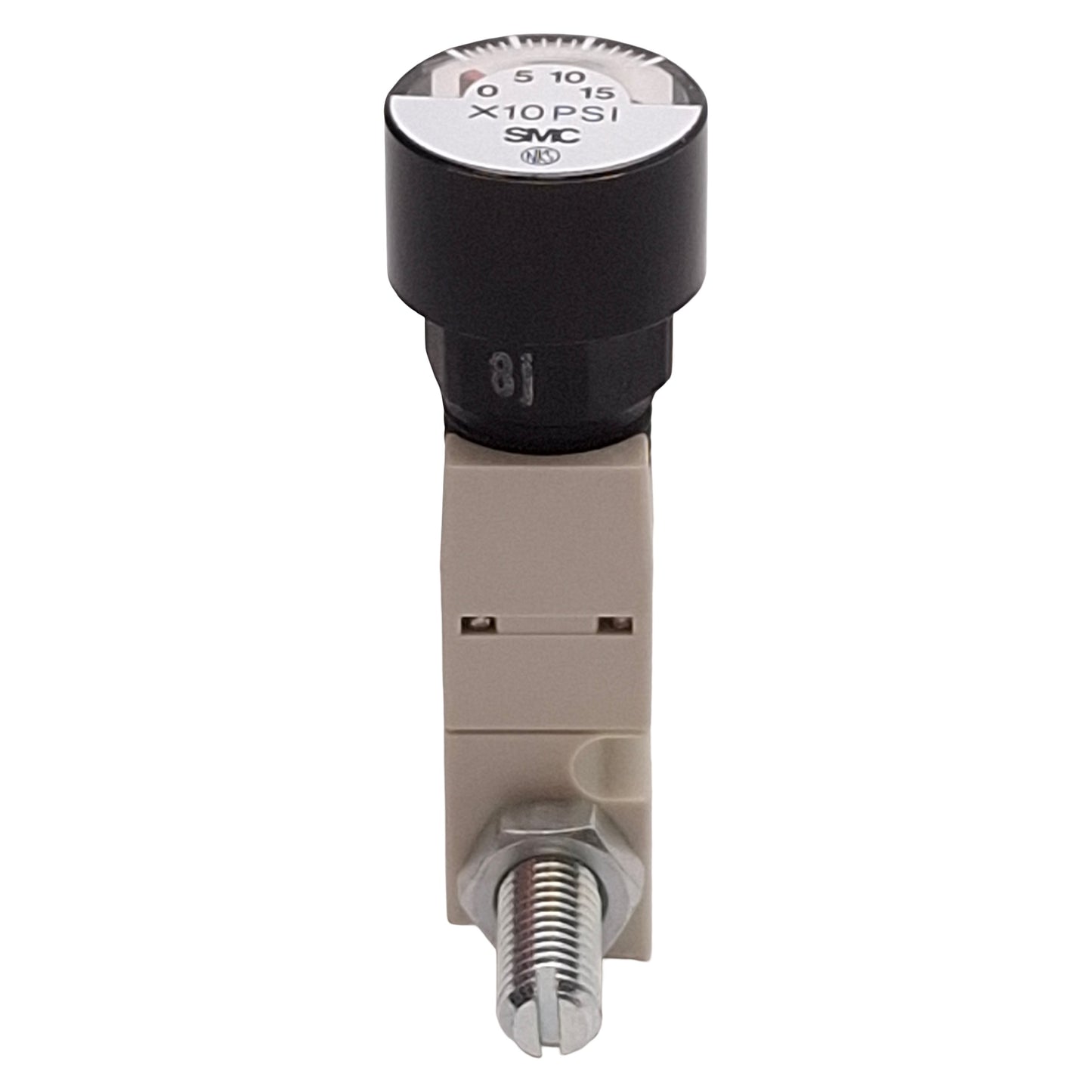 New SMC SY30M-N5-P Manifold Interface Regulator, 14-100psi Set, 0-150psi Gauge