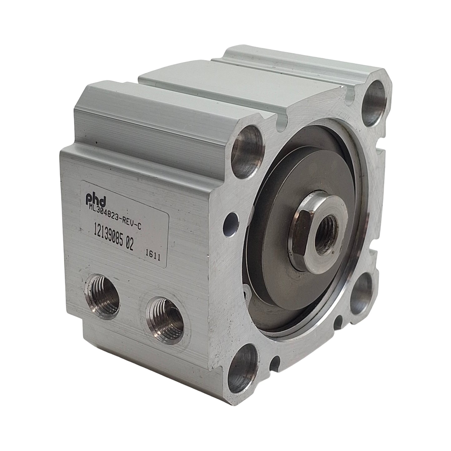 Used Phd ML304823 Pneumatic Compact Cylinder, ø2in Bore, 3/8in Stroke, 1/8in NPT