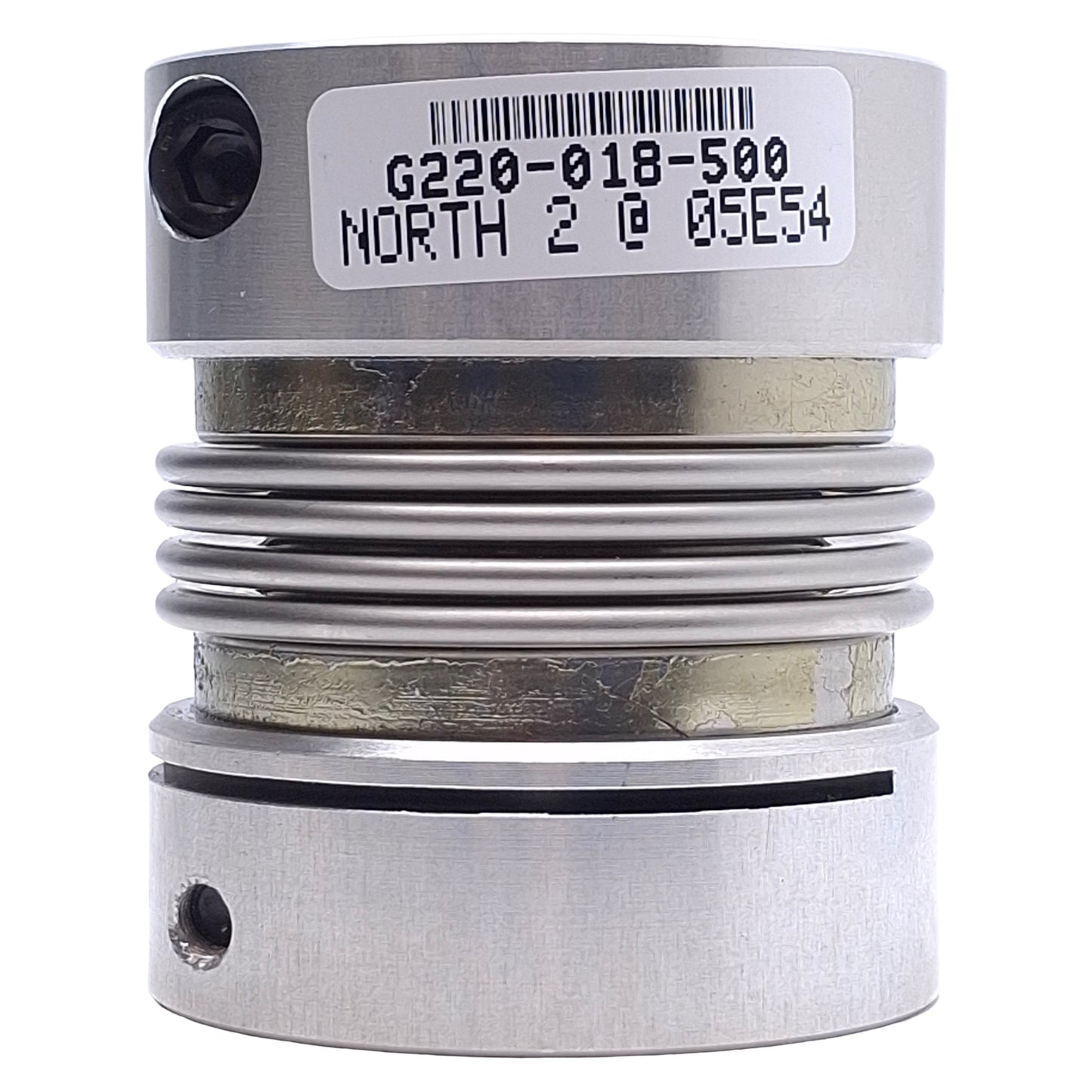 Used LinTech G220-018-500 Motor Coupler ø0.48in/ø0.69in Bore, 2.68in Length