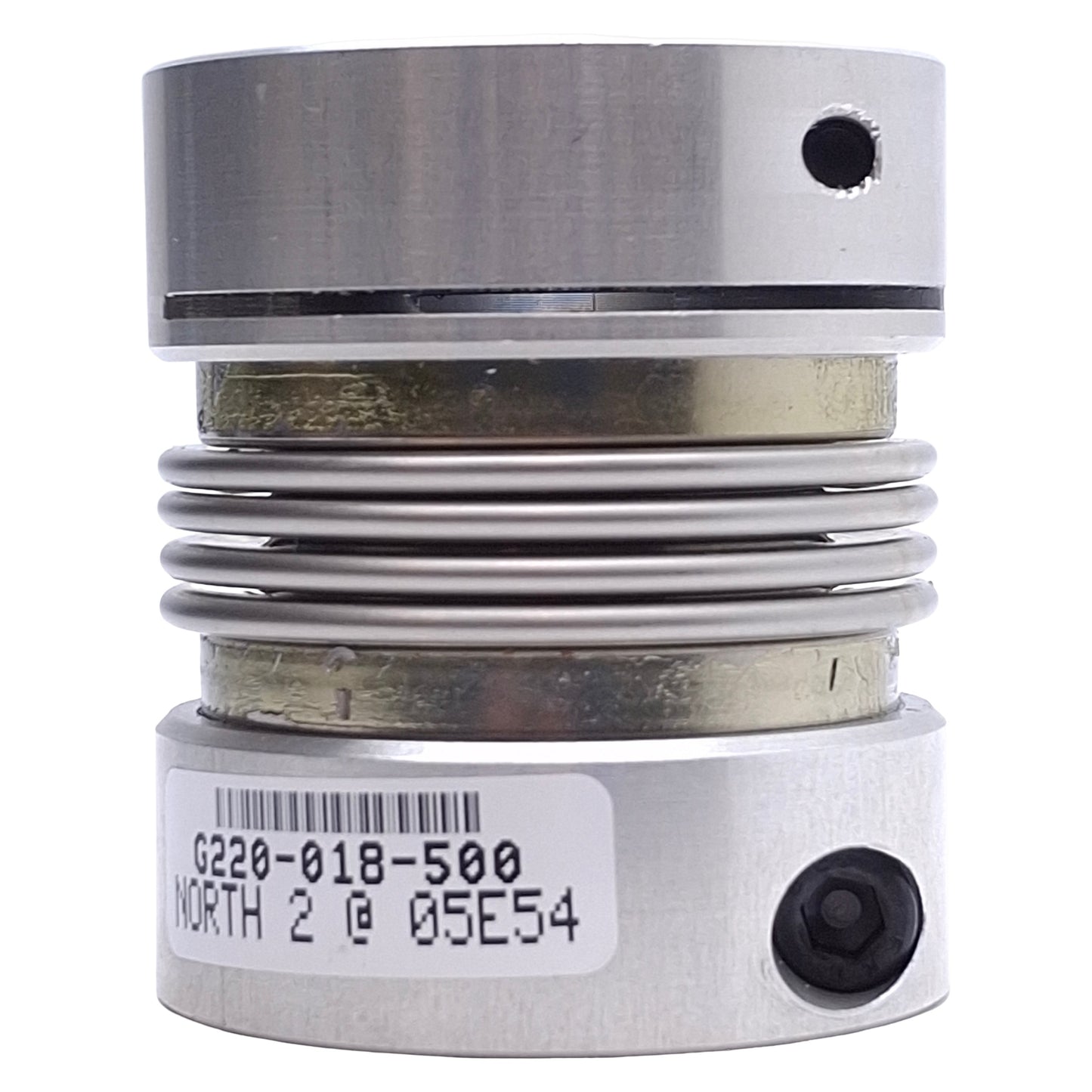 Used LinTech G220-018-500 Motor Coupler ø0.48in/ø0.69in Bore, 2.68in Length