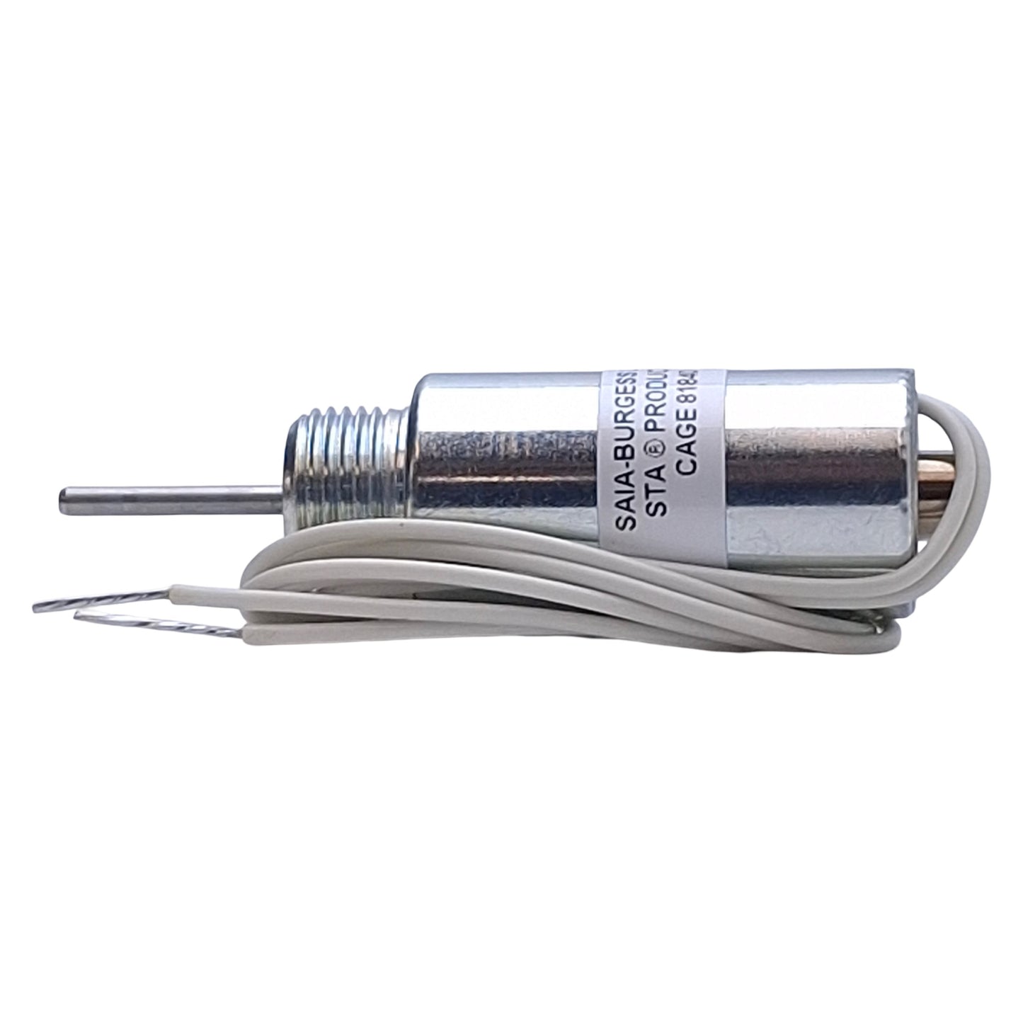 New Saia Burgess 195203-234 Tubular Solenoid 37.4 Ohm, 1/2" Dia, 4W 12.2V DC @ 100%