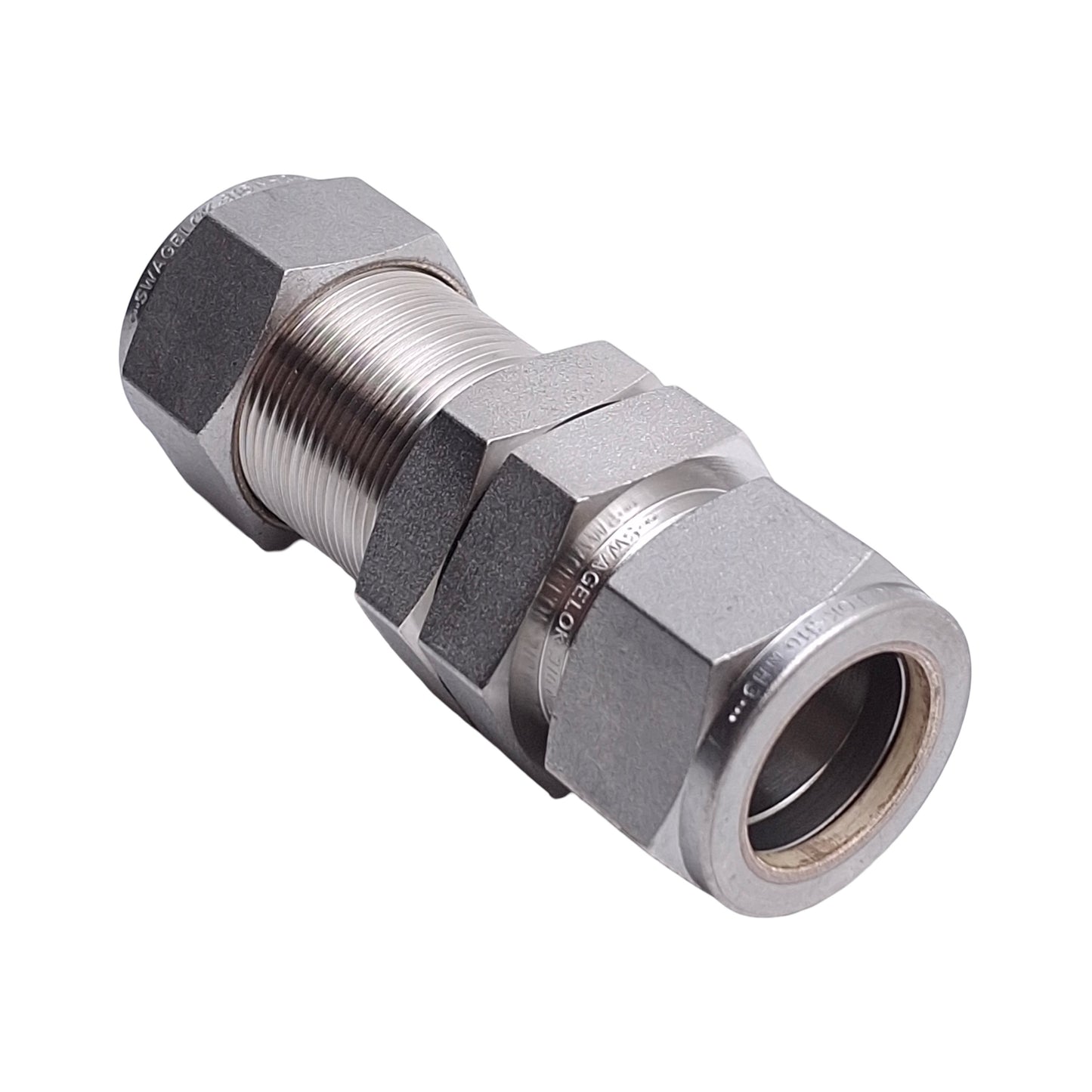 New Swagelok SS-1210-61 Bulkhead Union Tube Fitting, Stainless, 3/4in OD Tube