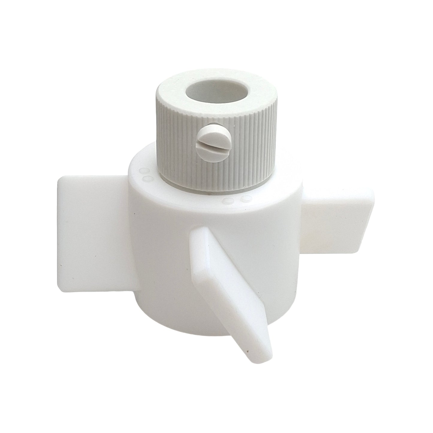 New Chemglass CG-2095-04 PTFE Agitator, 4-Blade, ø4in OD, 19mm Shaft, 60° Impeller