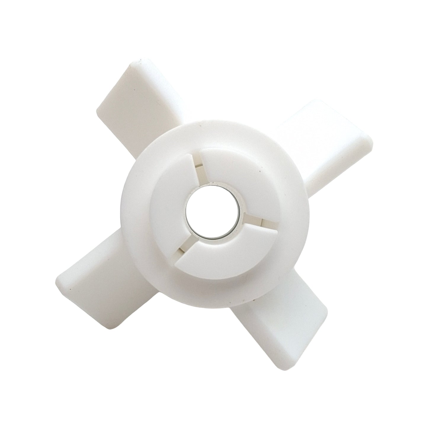 New Chemglass CG-2095-04 PTFE Agitator, 4-Blade, ø4in OD, 19mm Shaft, 60° Impeller
