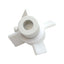 New Chemglass CG-2095-04 PTFE Agitator, 4-Blade, ø4in OD, 19mm Shaft, 60° Impeller