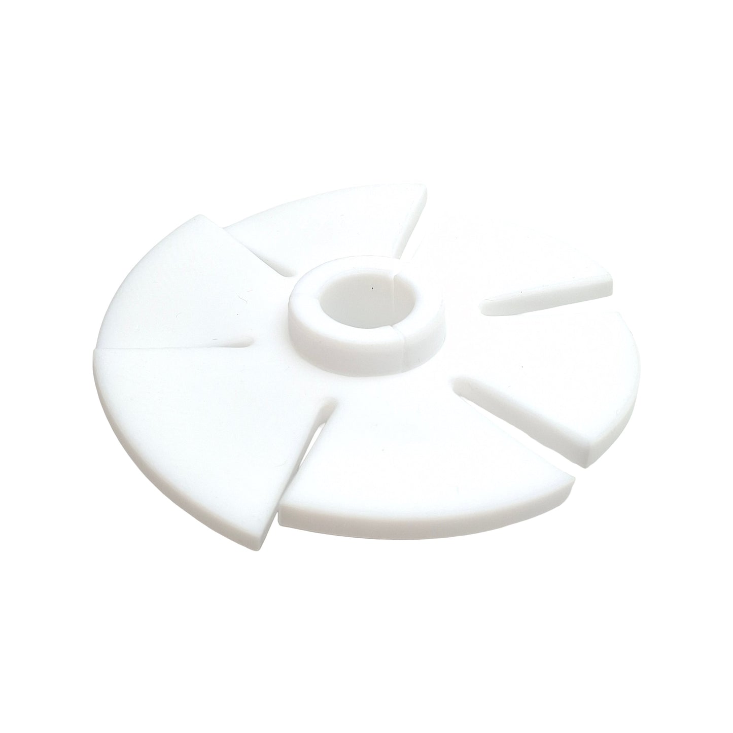 New Chemglass CG-1965-04 PTFE Upper Stirrer Turbine, ø100mm OD, 19mm Shaft, 13/64in