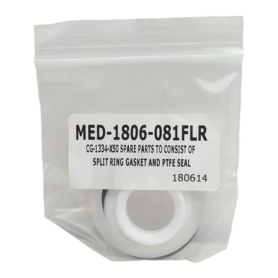 New Chemglass MED-1806-081FLR Split Ring Gasket & PTFE Seal, For CG-1334-X50