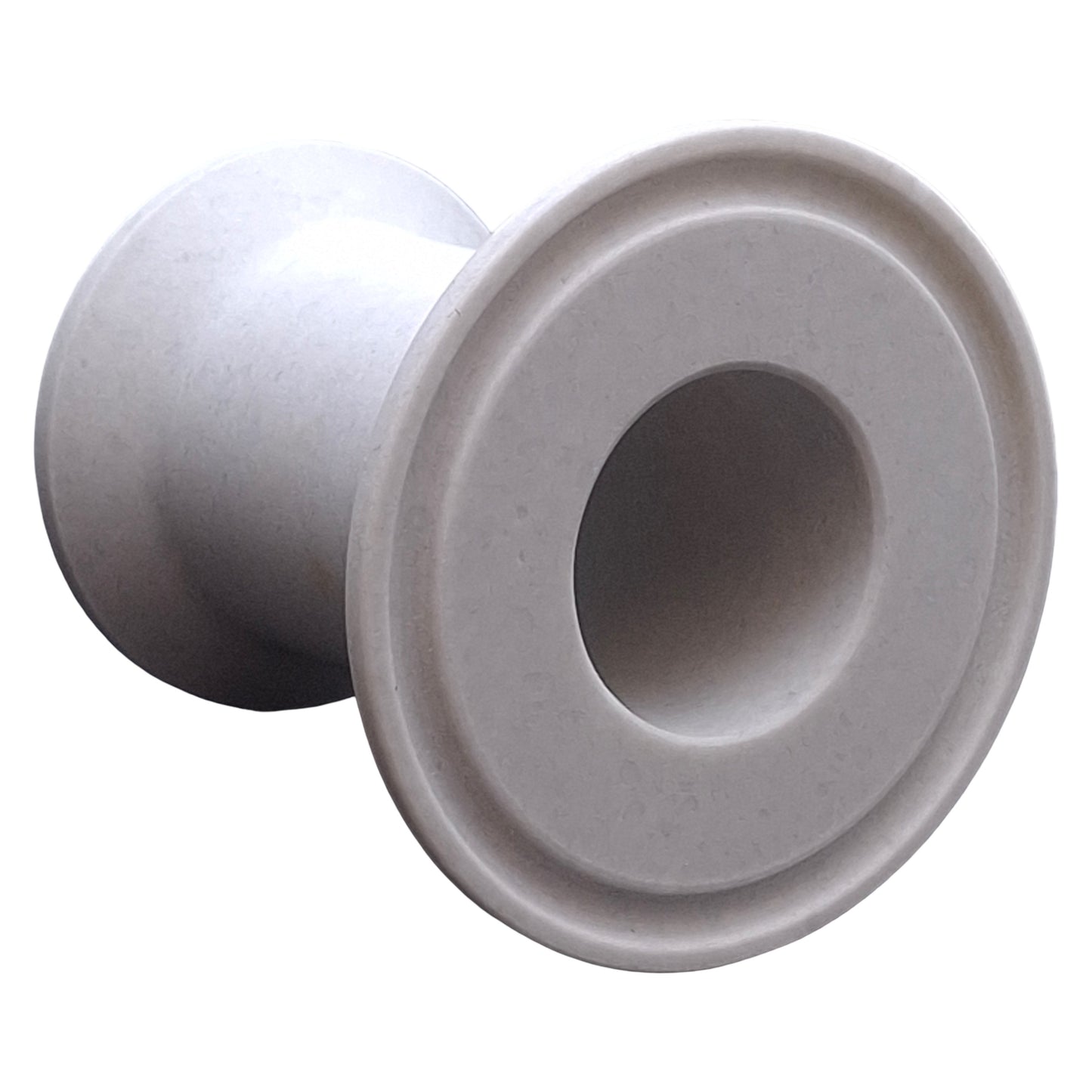 New Chemglass CG-1964-B-12 Breaded Pipe to Sanitary Adapter 1" Tri Clamp, 2" Length