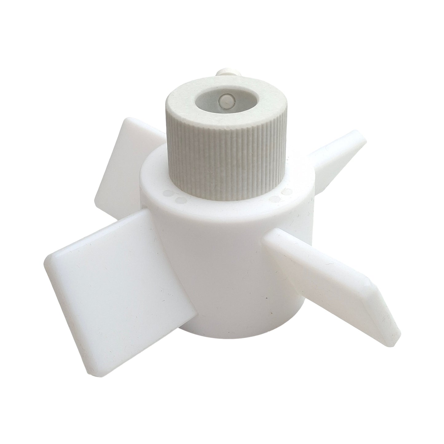 New – Open box Chemglass CG-2095-05 PTFE Agitator, 4-Blade, ø5in OD, 19mm Shaft, 60° Impeller