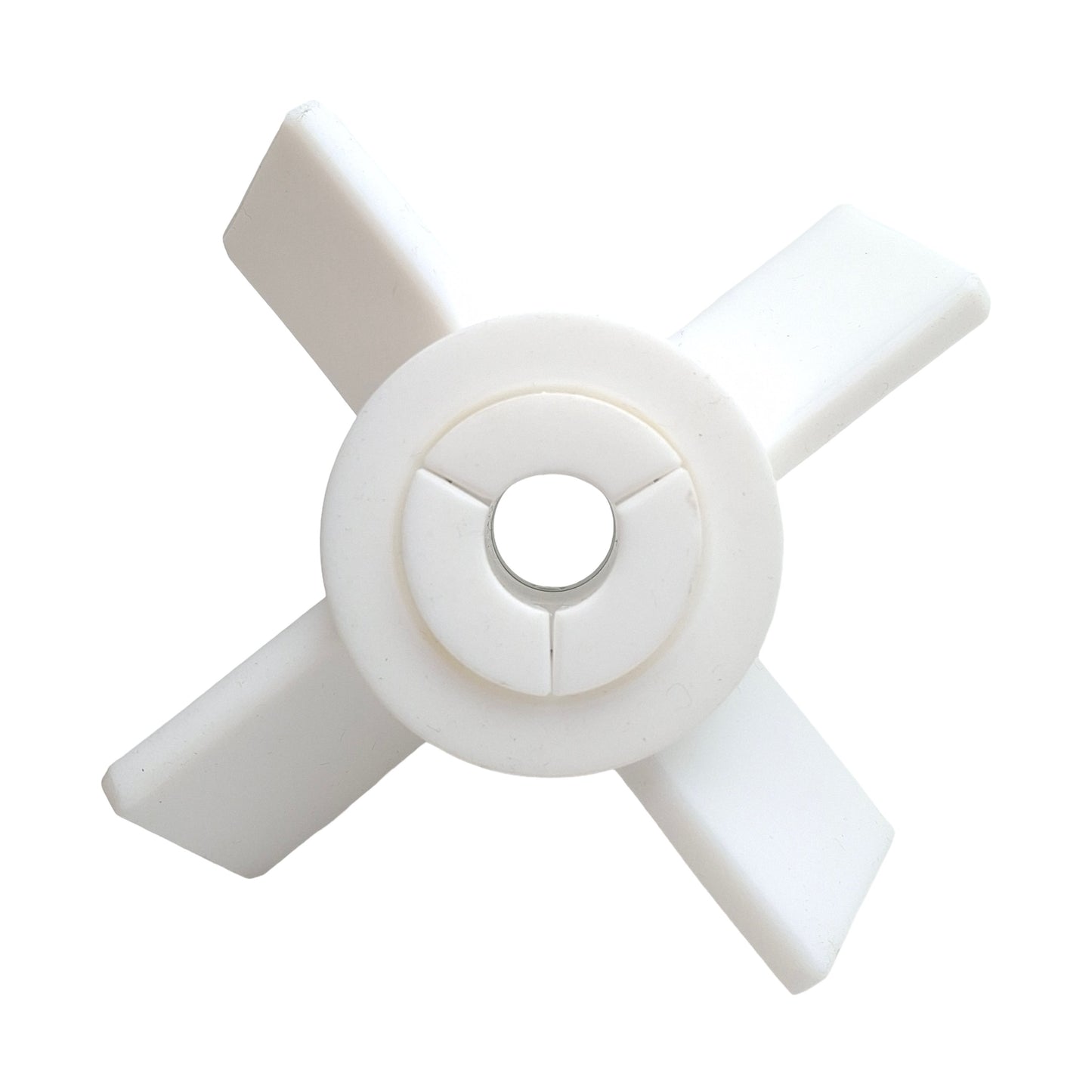 New – Open box Chemglass CG-2095-05 PTFE Agitator, 4-Blade, ø5in OD, 19mm Shaft, 60° Impeller