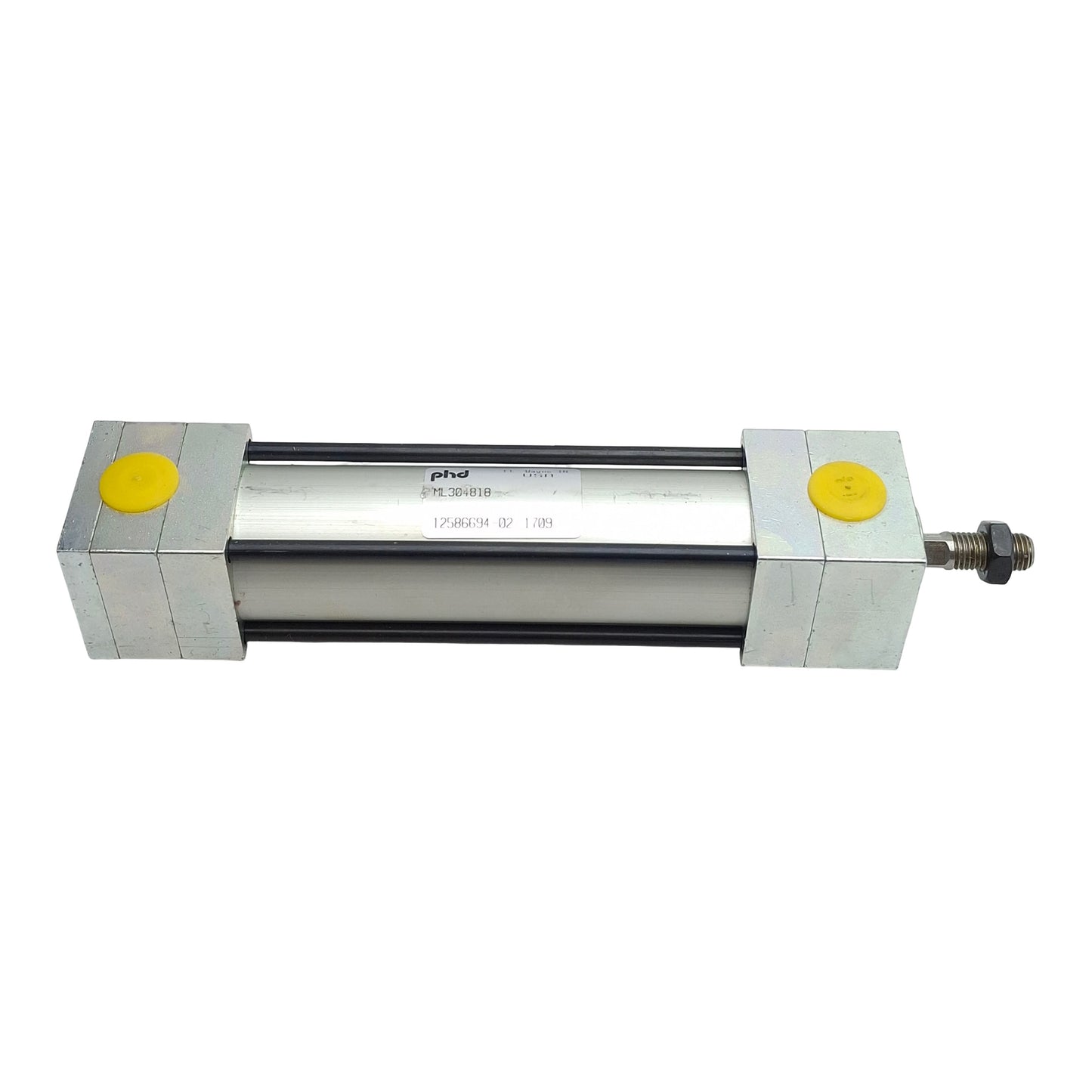 Used Phd ML304818 Pneumatic Cylinder, ø1in Bore, 3in Stroke, 1/8in NPT, 150psi