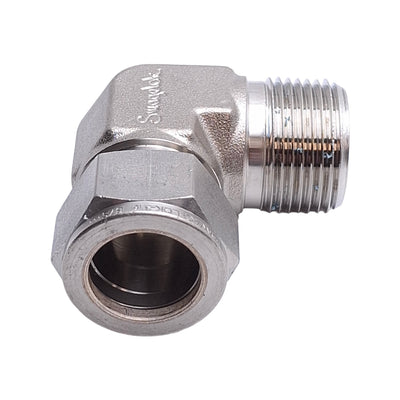 New – Open box Swagelok SS-1210-2-12 Male Elbow Fitting 90°, 3/4in NPT to 3/4in OD Tube